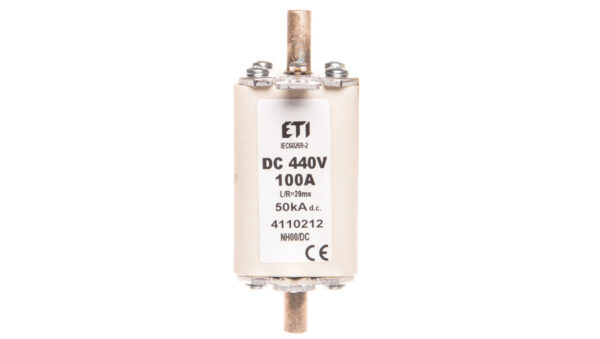 Wkładka bezpiecznikowa NH00 100A 440V DC 004110212