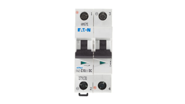 Wyłącznik nadprądowy 2P C 10A 15kA DC FAZ C10/2-DC 279138