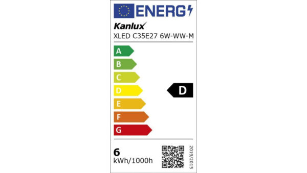 Żarówka LED E27 XLED C35E27 6W-WW-M 810lm 2700K barwa ciepła 29646