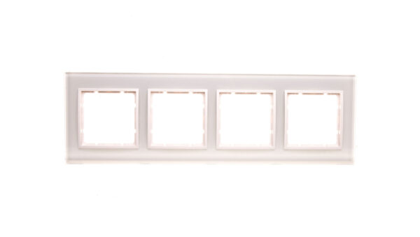 Berker B.7 Glas Ramka szklana poczwórna śnieżnobiała 10146909
