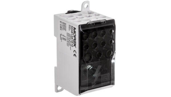 Blok dystrybucyjny - rozdzielczy OJL280A czarny we: 1xAl/Cu 35-120 wy: 2x6-35mm2/5x2,5-16mm2/ 4x2,5-10mm2 1000V MAB1281S10