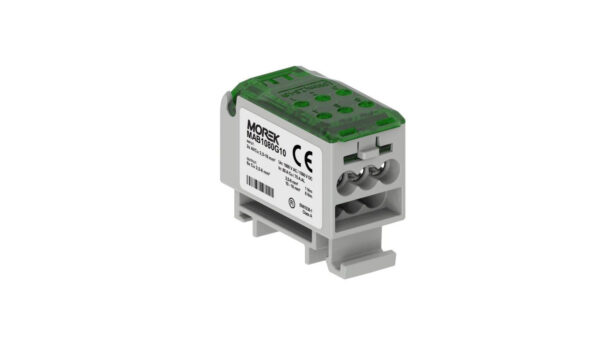 Blok dystrybucyjny - rozdzielczy OJL80A zielony AL/CU we: 2x 2.5-16mm wy: 6x 2.5-6mm, 1000VAC/1500VDC MAB1080G10