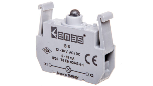 Element podświetlający do przycisków serii B, 12-30V AC/DC, bezbarwny T0-B5