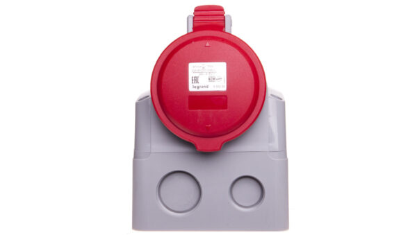 Gniazdo stałe 5P 32A 400V czerwone IP44 P17 TEMPRA PRO 555259