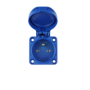 Gniazdo tablicowe 10/16A 2P+Z 230V niebieskie IP54 104-0b