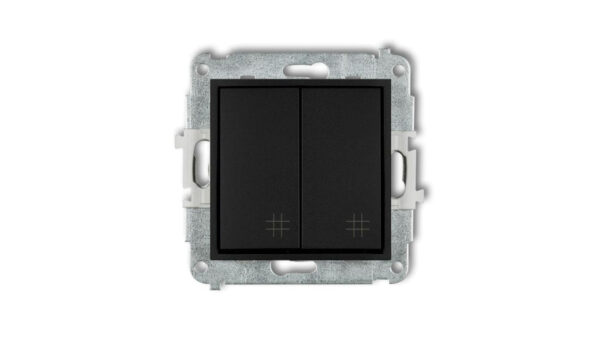 ICON Mechanizm łącznika podwójnego krzyżowego czarny mat 12IWP-66