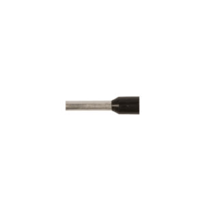 Końcówka tulejkowa izolowana TI 1,5mm2/10mm czarna cynowana TI1,5L10 /100szt./