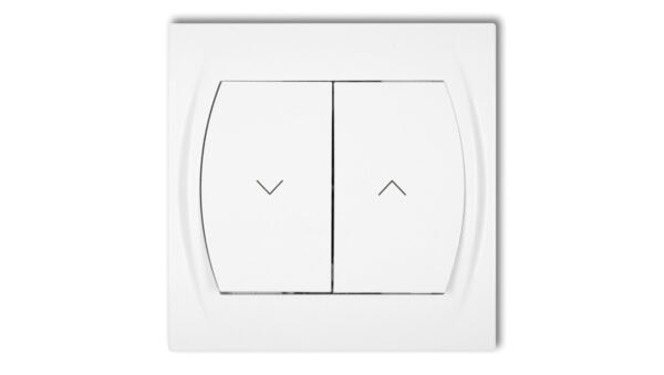 LOGO Łącznik żaluzjowy biały LWP-8
