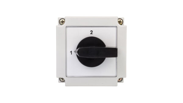 Łącznik krzywkowy 1-2 1P 10A w obudowie 4G10-54-PK R014 63-840347-011
