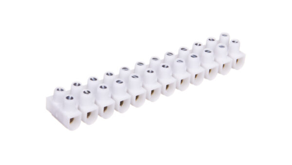 Listwa zaciskowa 12-torowa 6mm2 biała 034223