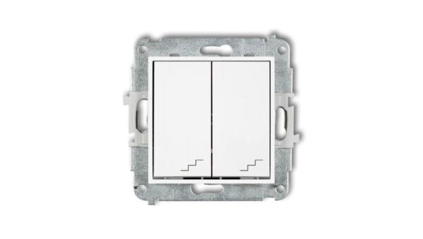 MINI Łącznik podwójny schodowy biały MWP-33