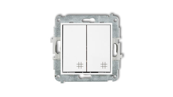 Mechanizm łącznika podwójnego krzyżowego biały MWP-66