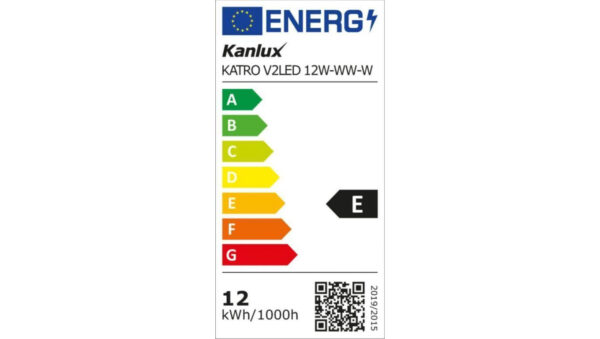 Oprawa downlight LED 12W KATRO V2LED 12W-WW-W 720lm 3000K 28941