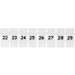 Oznacznik do złączek EZU-5/21-30 biały R34RR-07060001410 /100szt/