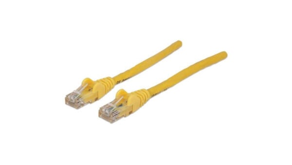 Patch Cord Cat6 UTP 0,5M Żółty 100 Miedź 342339