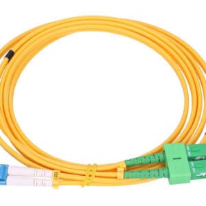 Patchcord Jednomodowy, Duplex, G652D, 3mm, 15m Extralink SC/APC-LC/UPC