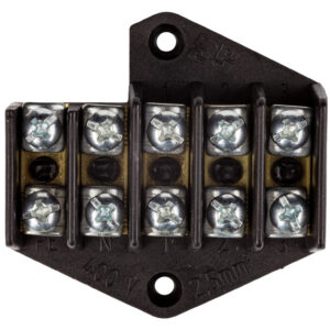Pierścień rozgałęźny 5x2.5mm2 czarny 0961-00
