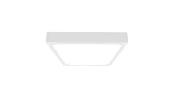 Plafoniera LED 24W 2400lm 4000K IP44 Kwadrat Mleczny Biała Ramka 7628