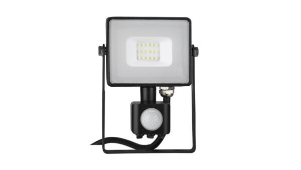 Projektor LED 10W 800lm 3000K Dioda SAMSUNG z czujnikiem ruchu PIR Czarny IP65 436