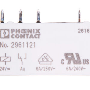Przekaźnik interfejsowy 1P 6A 24V DC REL-MR- 24DC/21AU AgSnO 2961121