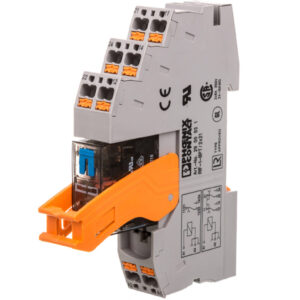 Przekaźnik interfejsowy z zaciskami push-in 2P 8A 24V DC RIF-1-RPT-LDP-24DC/2X21MS 2905291