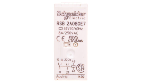 Przekaźnik miniaturowy 2P 8A 48V AC AgNi RSB2A080E7