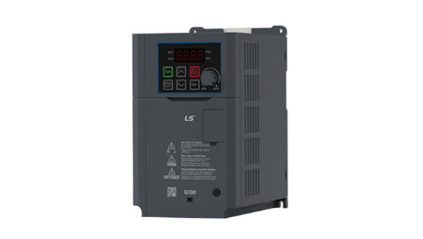 Przemiennik częstotliwości LSIS serii G100 18,5kW 3x400V AC filtr EMC C3 klawiatura LED LV0185G100-4EOFN