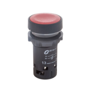 Przycisk sterowniczy 22mm czerwony z samopowrotem 1Z 1R XB7NA45