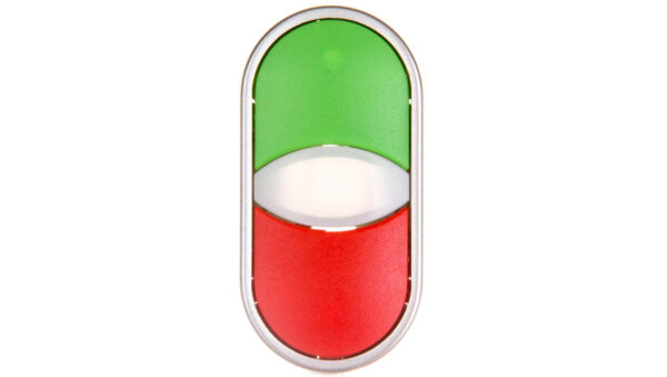Przycisk sterowniczy podwójny 22mm czerwony/zielony 2Z z samopowrotem SP22-2KL-20Z/C