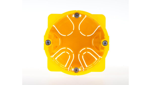 Puszka 67mm p/t regips 50mm żółty Batibox 080051