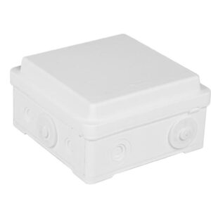 Puszka naścienna przyłączeniowa 100x52x100 mm, z 4 dławnicami, IP54, odporna na UV, NPP100 biała 35380006