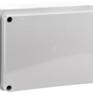 Puszka natynkowa gładka z pokrywą seria 410 IP56 150x110x70 szara EC410C5