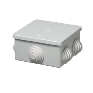 Puszka natynkowa kwadratowa samogasnąca 960 stopni C seria 400A IP4480x80x40 EC400C3A