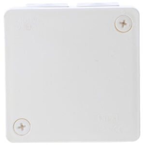 Puszka n/t hermetyczna pusta 86x86x40mm IP55 biała VP 022-01 61.125