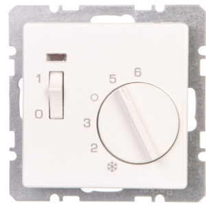 Q.1 Regulator temperatury 1Z element centralny, diodą, biały, aksamit 20306089