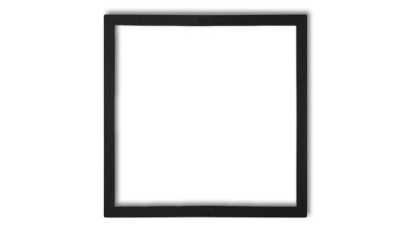Ramka wypełniająca pojedyncza serii DECO czarny mat 12DRW-1