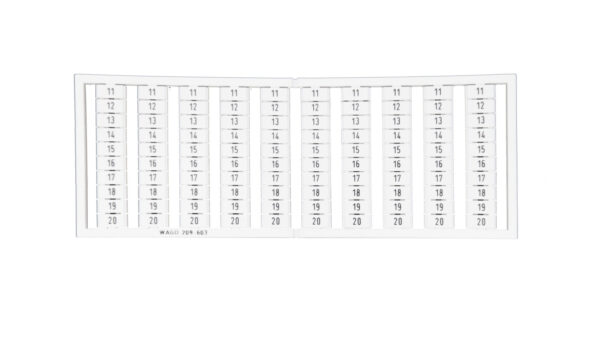 Ramka z oznacznikami 10x 11-20 209-603 /5szt./
