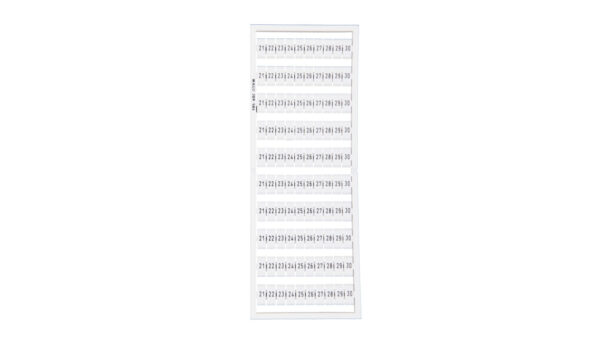 Ramka z oznacznikami 10x 21-30 209-504 /5szt./