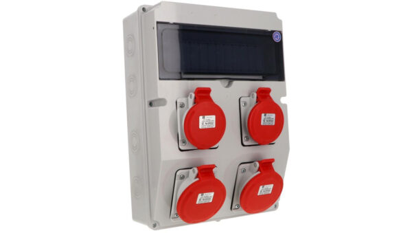 Rozdzielnica 2x5x32A 2x5x16A INA=32A IP54 SB-129206-S0030-54