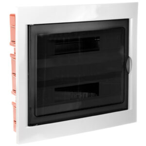 Rozdzielnica modułowa 2x18 podtynkowa drzwi transp. seria 630 IP40 430x410x80 szara EC63036