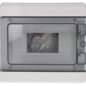 Rozdzielnica modułowa PV 1x8 natynkowa drzwi transp. seria 620 IP65 200x180x100 szyna N+PE szara EC62008E