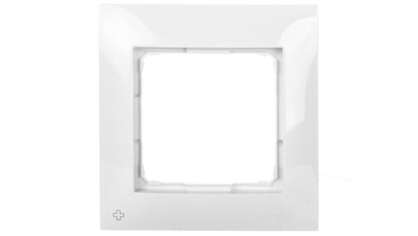 Simon 54 Premium Ramka pojedyncza antybakteryjna biała /do karton-gips/ DRK1/AB11