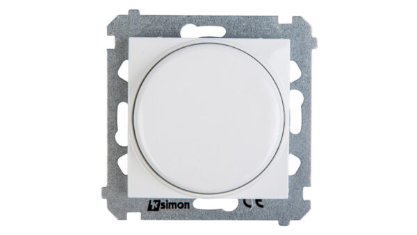 Simon 54 Ściemniacz naciskowo-obrotowy 20-500W biały DS9T.01/11