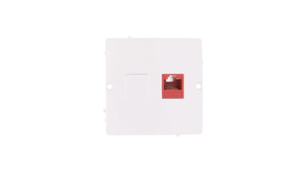 Simon Basic Gniazdo komputerowe pojedyncze RJ45 kat.5e białe BMF51.02/11