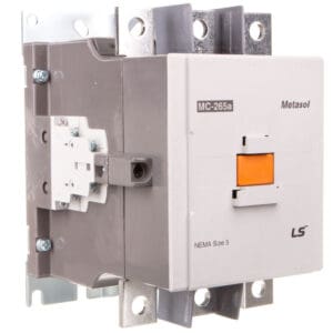 Stycznik 265A 3P 132kW 230V AC/DC 2Z2R MC-265a 230VAC/DC 2a2b