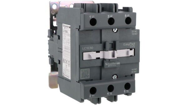 Stycznik mocy Easy TeSys Control AC-3, 80A, 3P (1NO 1NC), cewka 230V AC, 50/60Hz LC1E80P7