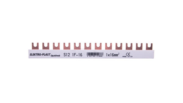 Szyna łączeniowa 1P 80A 16mm2 widełkowa (12 mod.) 1F S12 1F-10 45.121