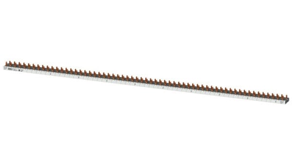 Szyna łączeniowa 1P+N 10mm2 sztyftowa 60 modułowa dla 60 Wyłączników 1P+N wąskich (5SV1 5SV6 5SL60) do cięcia (bez zaślepek w ko