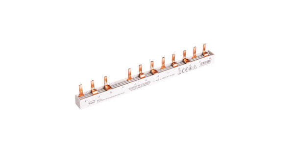 Szyna prądowa łączeniowa - sztyftowa 3-fazowa 63A 12 modułów 10 mm pod zabezp. różnicowo-prądowe SS3F(3P+N) 10 12M63A 81996206