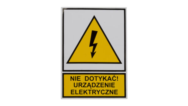 Tabliczka /znak ostrzegawczy/ TZO 52X74S /N.D.U.E./ E04TZ-01011110100 /10szt./